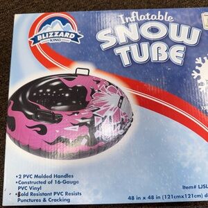 Blue Snow Tube for One Rider